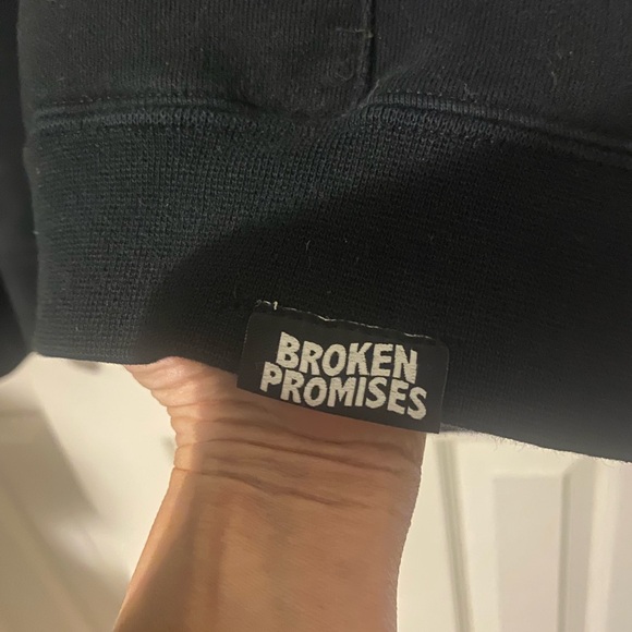 Broken Promises hoodie “Don’t Get Emotional It’s Only Broken Promises” men’s L - Picture 10 of 16